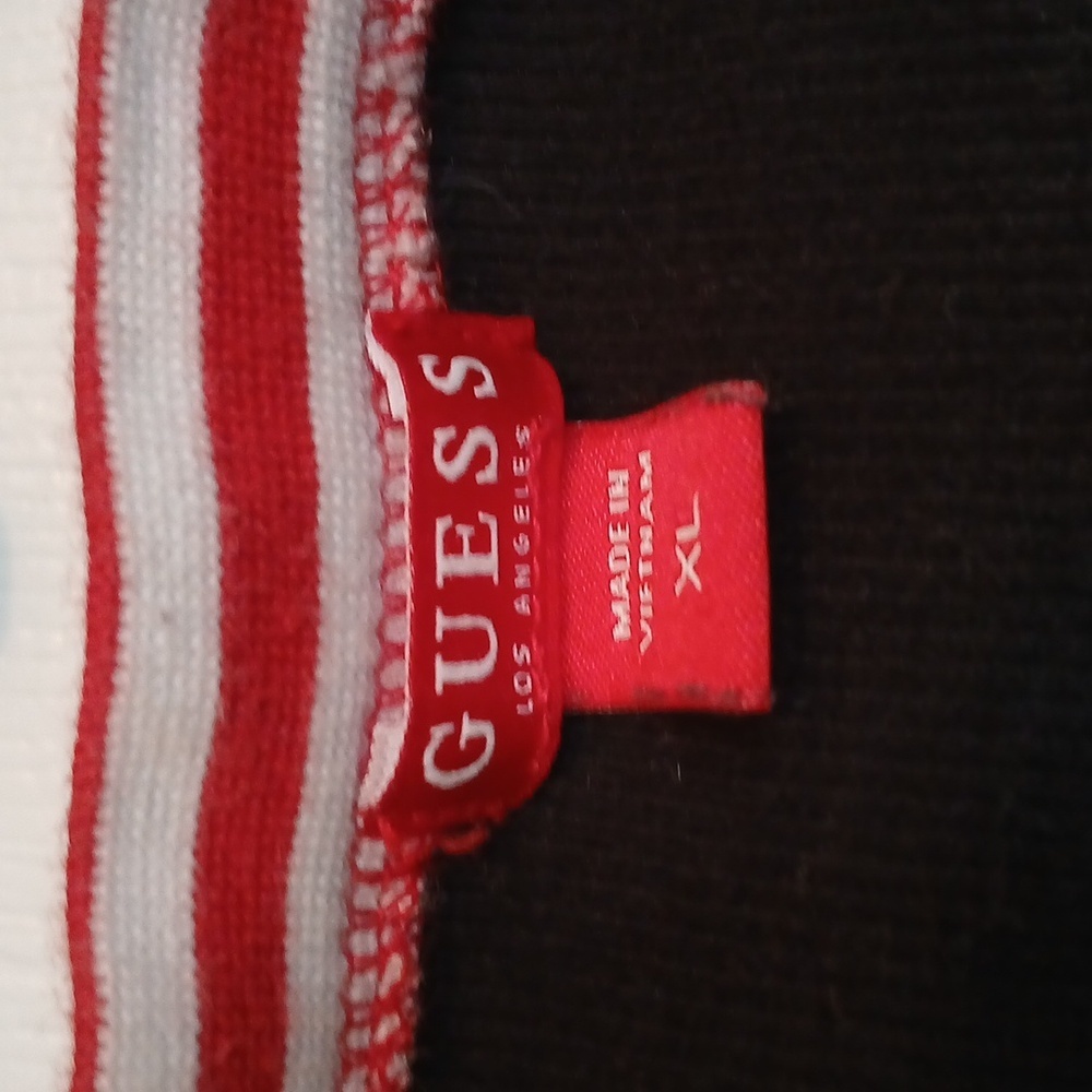Guess Y2K Black and Red Mini Dress Womens XL - Picture 2 of 6